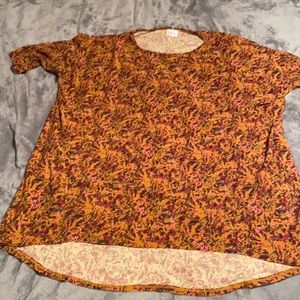 Lularoe irma soft fall colors floral size large